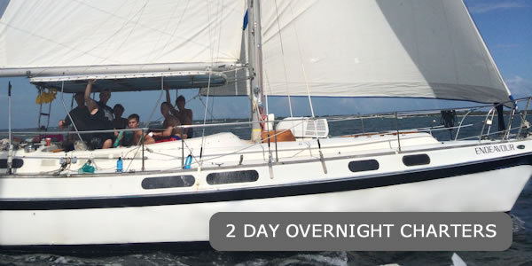 2 day overnight sailboat charters and trips in New Port Richey Floirda